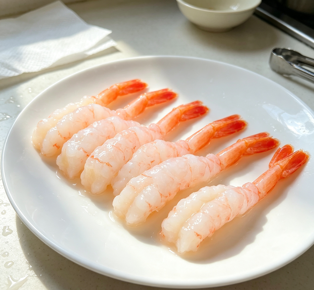 Cooked Arctic Sweet Shrimp